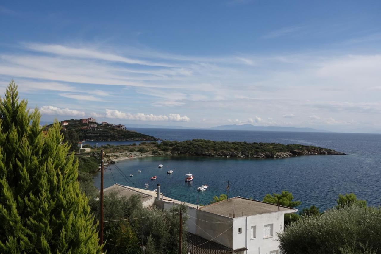 Beach Front House With View Marathos  Εξωτερικό φωτογραφία